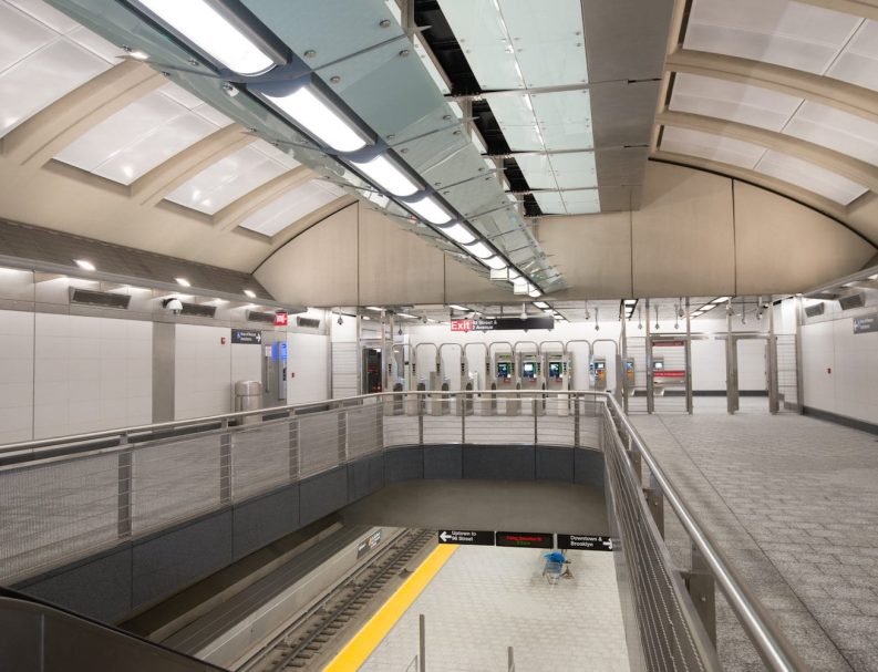 2nd Avenue 86th Street Subway Vertical Precast and Ceiling Support